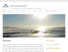 Tablet Screenshot of myvirtualassist.com